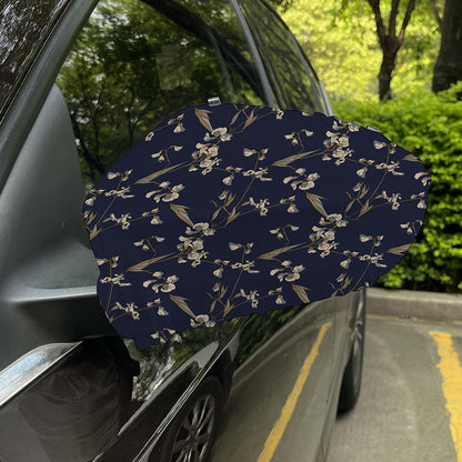 Vintage Sweet Pea Pattern Print Car Side Mirror Covers