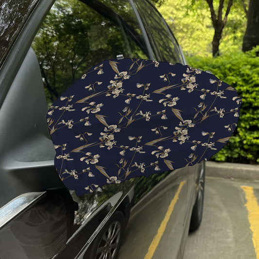 Vintage Sweet Pea Pattern Print Car Side Mirror Covers
