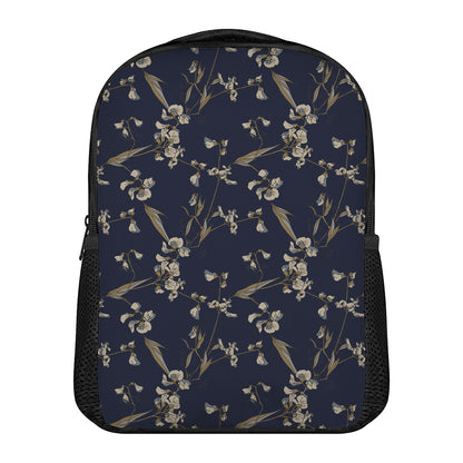 Vintage Sweet Pea Pattern Print Casual Backpack