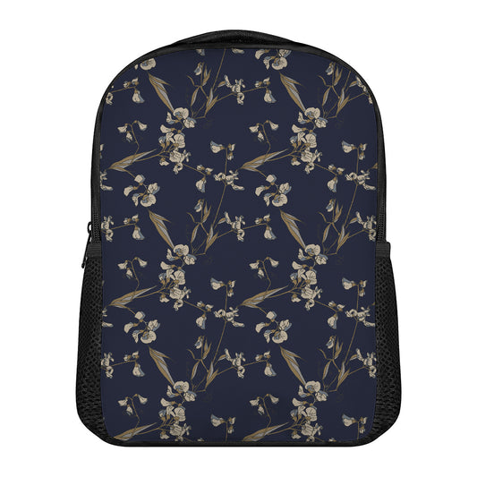 Vintage Sweet Pea Pattern Print Casual Backpack