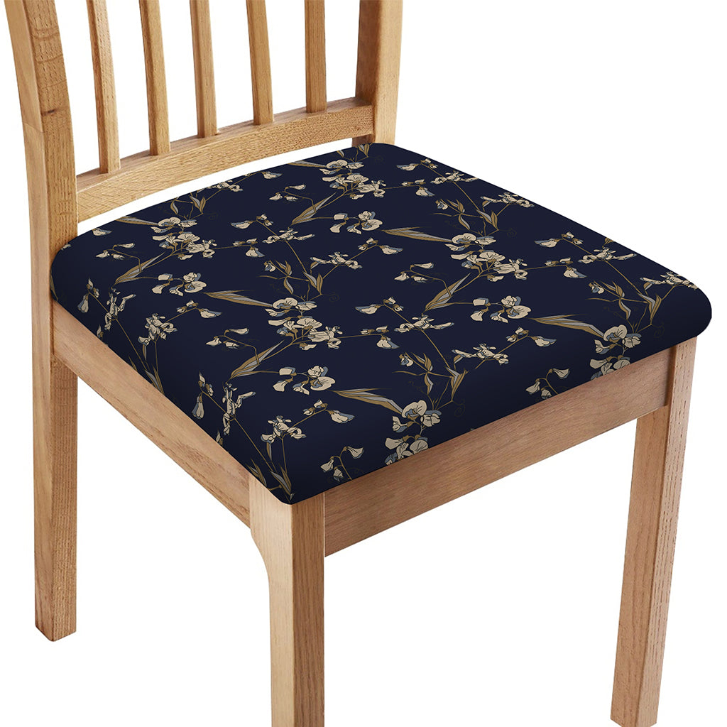 Vintage Sweet Pea Pattern Print Chair Cushion Cover