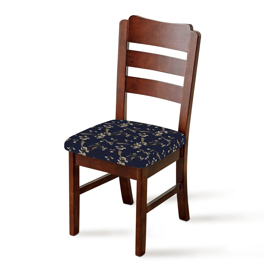 Vintage Sweet Pea Pattern Print Chair Cushion Cover