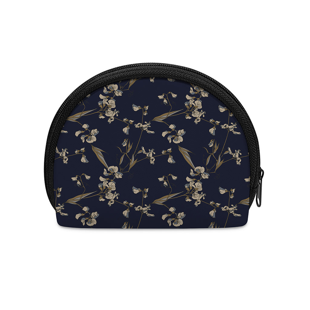 Vintage Sweet Pea Pattern Print Coin Purse
