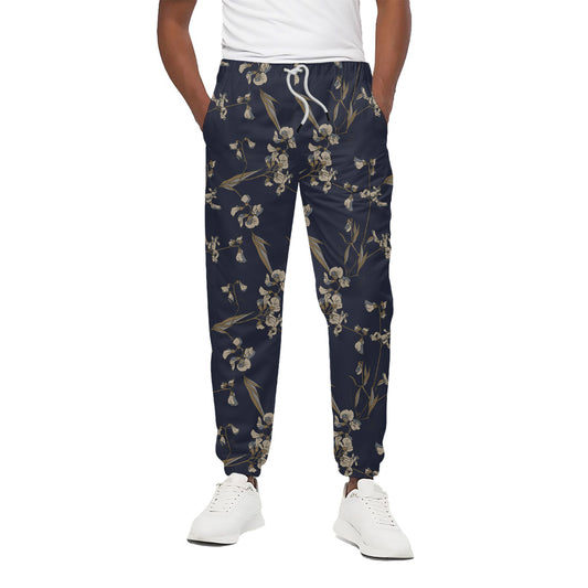 Vintage Sweet Pea Pattern Print Cotton Pants