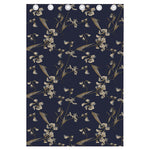 Vintage Sweet Pea Pattern Print Curtain