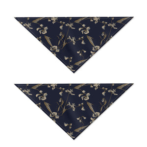 Vintage Sweet Pea Pattern Print Dog Bandana