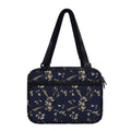 Vintage Sweet Pea Pattern Print Double Strap Bible Bag