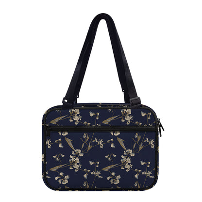 Vintage Sweet Pea Pattern Print Double Strap Bible Bag