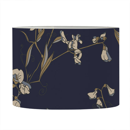 Vintage Sweet Pea Pattern Print Drum Lamp Shade