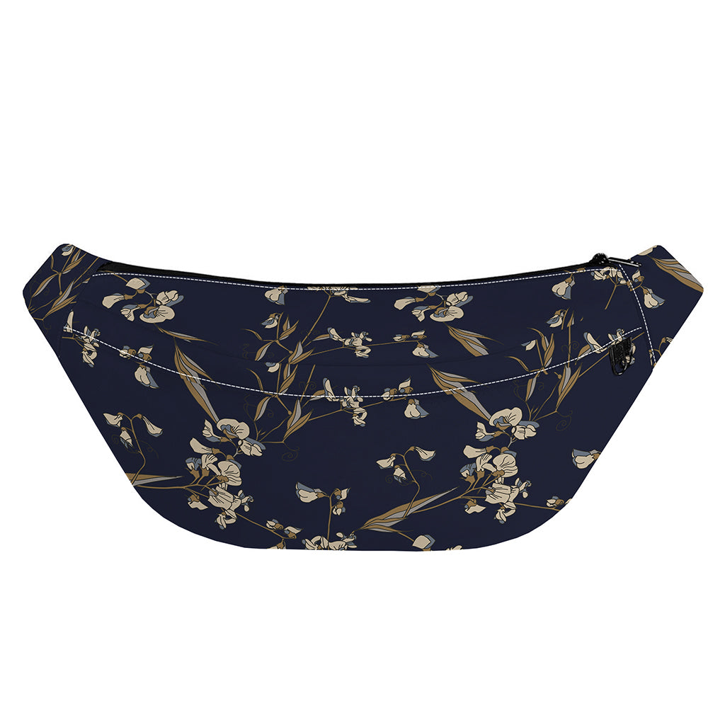 Vintage Sweet Pea Pattern Print Fanny Pack