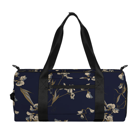 Vintage Sweet Pea Pattern Print Gym Bag