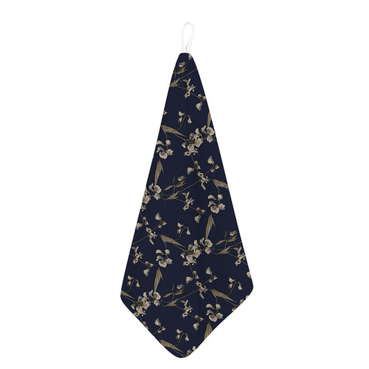 Vintage Sweet Pea Pattern Print Hand Towel