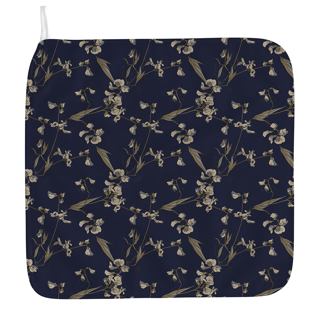 Vintage Sweet Pea Pattern Print Hand Towel