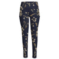 Vintage Sweet Pea Pattern Print High-Waisted Pocket Leggings