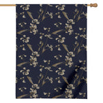 Vintage Sweet Pea Pattern Print House Flag