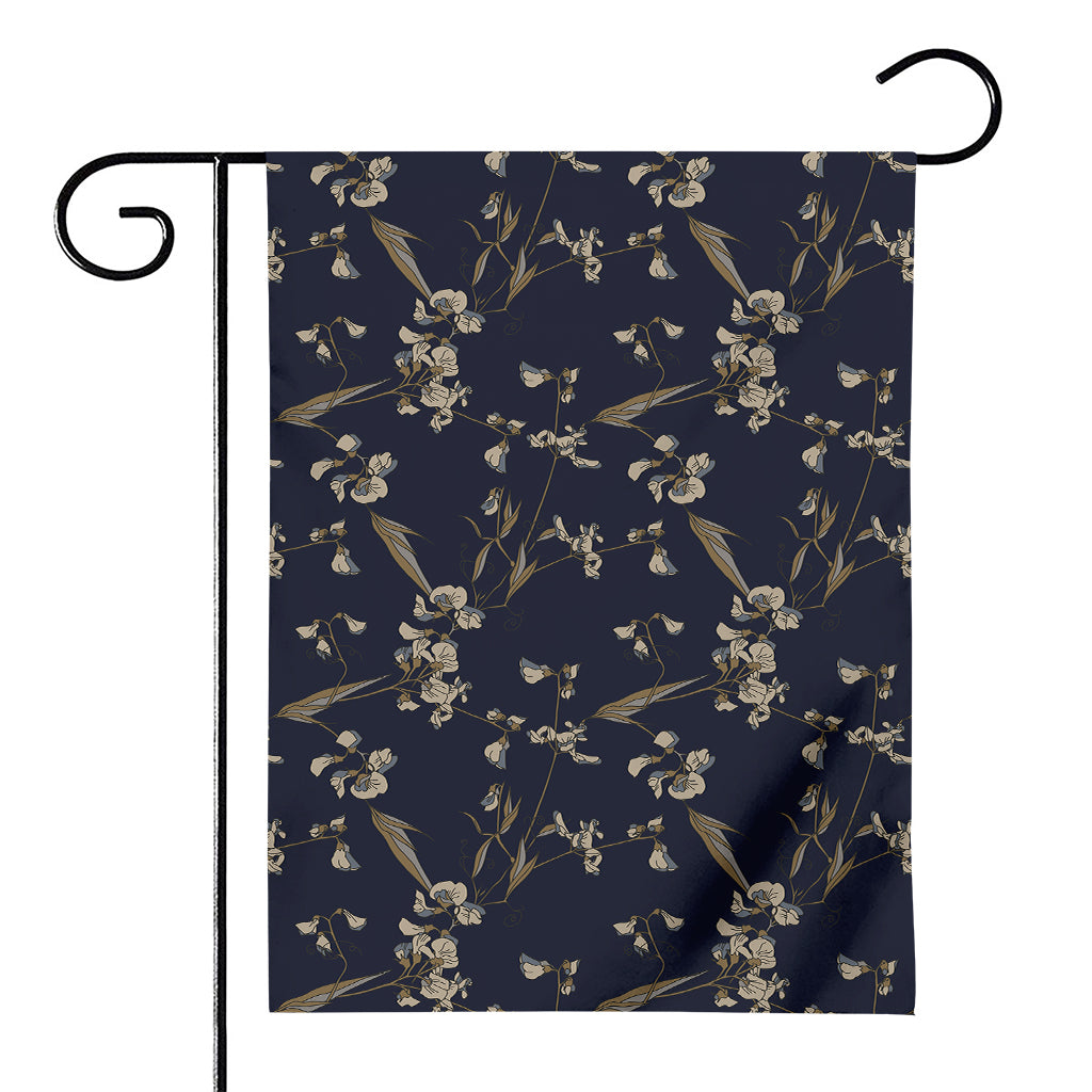 Vintage Sweet Pea Pattern Print House Flag