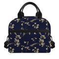 Vintage Sweet Pea Pattern Print Insulated Lunch Bag