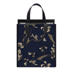 Vintage Sweet Pea Pattern Print Insulated Lunch Tote