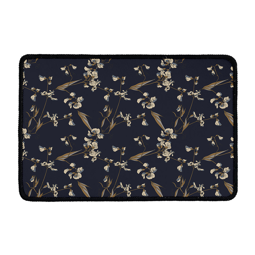 Vintage Sweet Pea Pattern Print Kitchen Mat