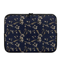Vintage Sweet Pea Pattern Print Laptop Sleeve