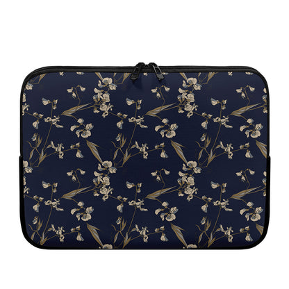 Vintage Sweet Pea Pattern Print Laptop Sleeve