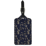 Vintage Sweet Pea Pattern Print Luggage Tag