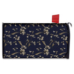 Vintage Sweet Pea Pattern Print Mailbox Cover