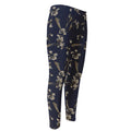 Vintage Sweet Pea Pattern Print Men's Compression Pants