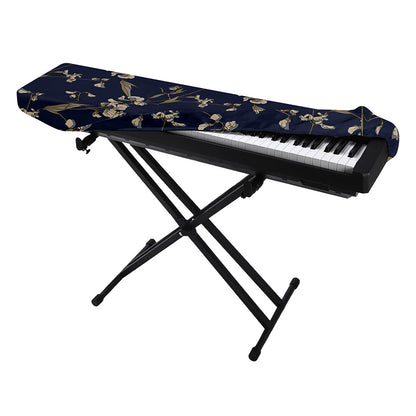 Vintage Sweet Pea Pattern Print Piano Keyboard Cover
