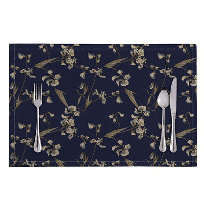 Vintage Sweet Pea Pattern Print Placemat