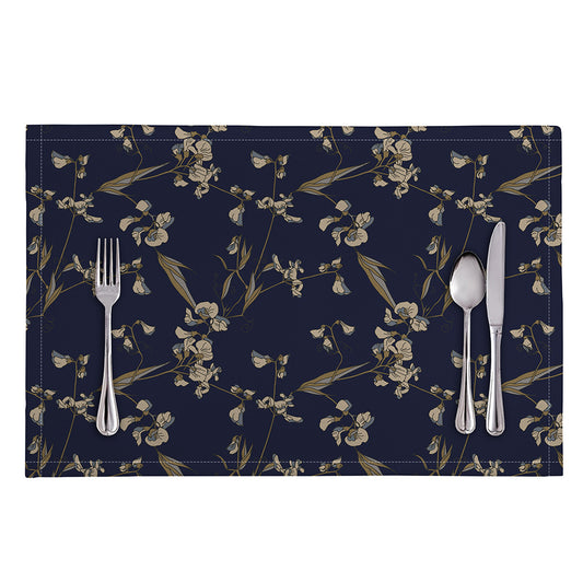 Vintage Sweet Pea Pattern Print Placemat