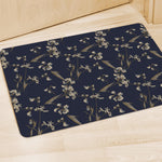 Vintage Sweet Pea Pattern Print Polyester Doormat