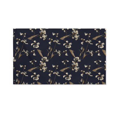 Vintage Sweet Pea Pattern Print Polyester Flag