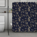 Vintage Sweet Pea Pattern Print Polyester Shower Curtain