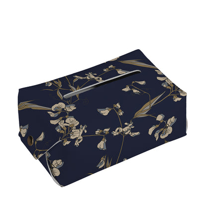 Vintage Sweet Pea Pattern Print Rectangle Tissue Box Cover