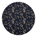 Vintage Sweet Pea Pattern Print Round Blanket