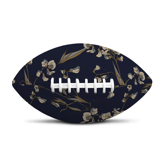 Vintage Sweet Pea Pattern Print Rugby Ball