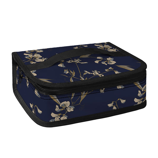 Vintage Sweet Pea Pattern Print Small Lunch Bag