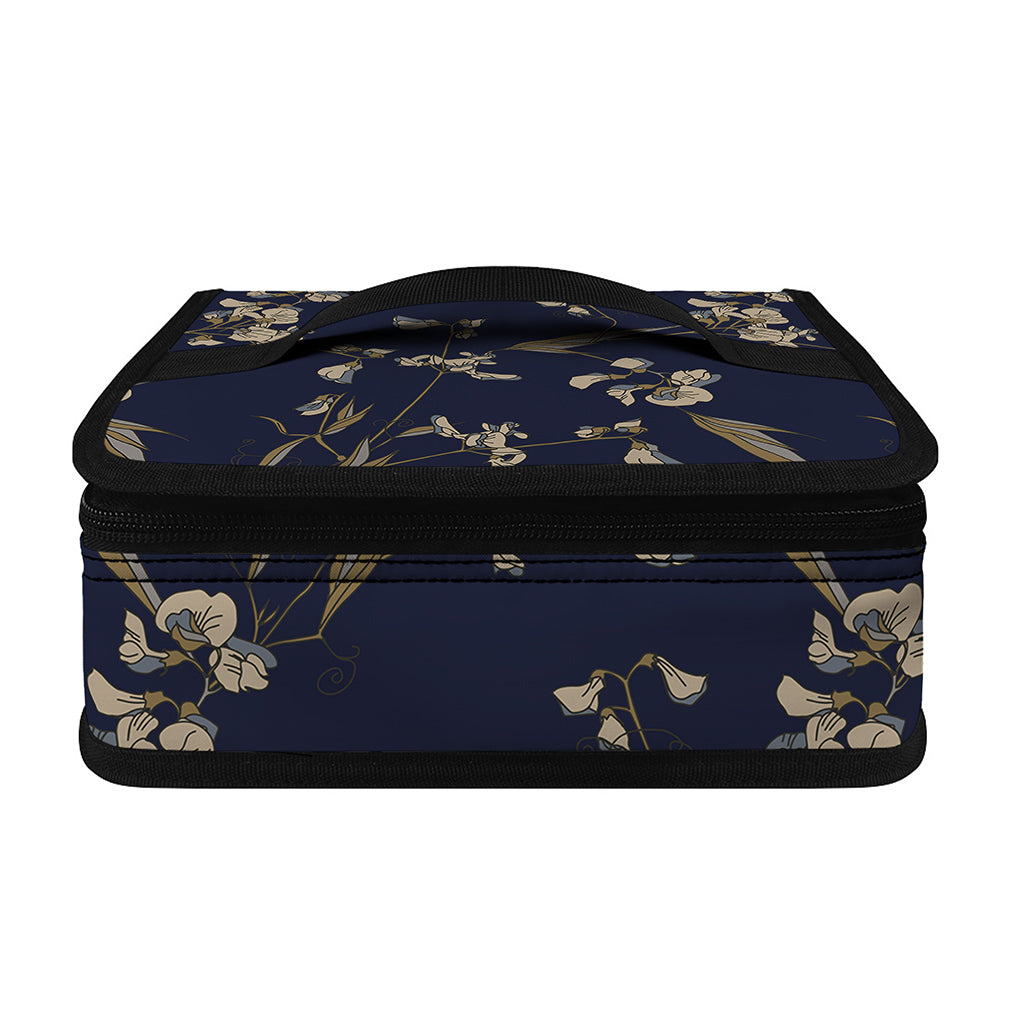 Vintage Sweet Pea Pattern Print Small Lunch Bag