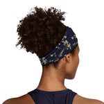 Vintage Sweet Pea Pattern Print Sports Headband