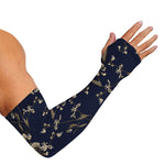 Vintage Sweet Pea Pattern Print Sun Protection Arm Sleeves