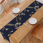 Vintage Sweet Pea Pattern Print Table Runner