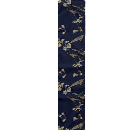 Vintage Sweet Pea Pattern Print Table Runner