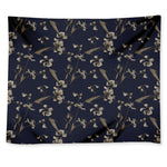 Vintage Sweet Pea Pattern Print Tapestry