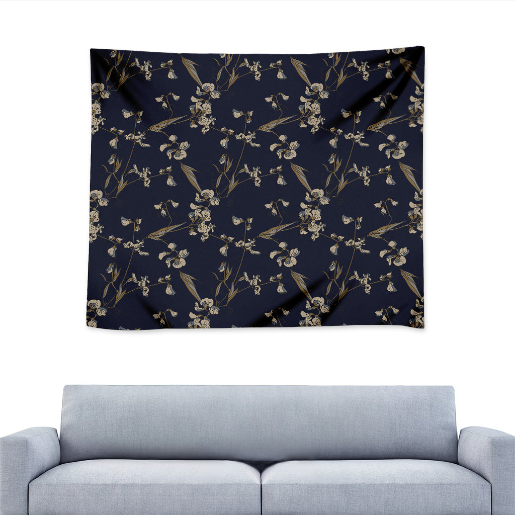 Vintage Sweet Pea Pattern Print Tapestry