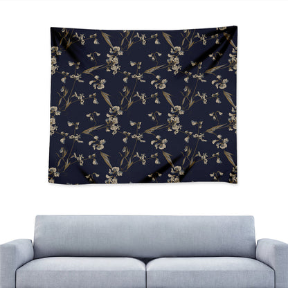 Vintage Sweet Pea Pattern Print Tapestry