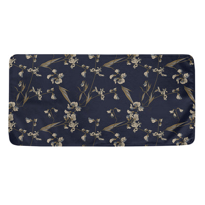 Vintage Sweet Pea Pattern Print Towel