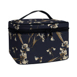 Vintage Sweet Pea Pattern Print Travel Makeup Bag