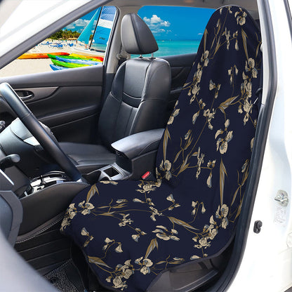 Vintage Sweet Pea Pattern Print Waterproof Car Seat Cover