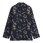 Vintage Sweet Pea Pattern Print Women's Blazer